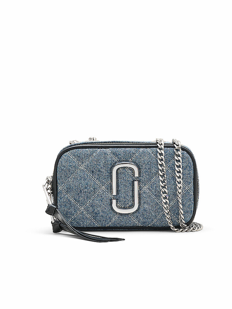Marc Jacobs The Soft Shot Mini Shoulder Bag Light Wash Indigo 3
